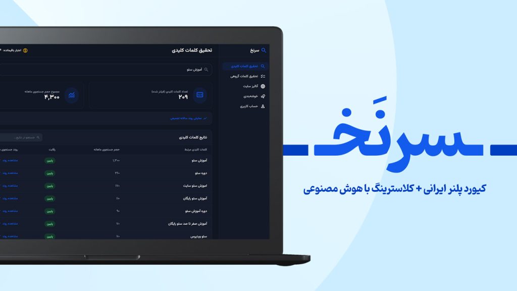 ابزار کیورد پلنر ایرانی + کلاسترینگ با هوش مصنوعی